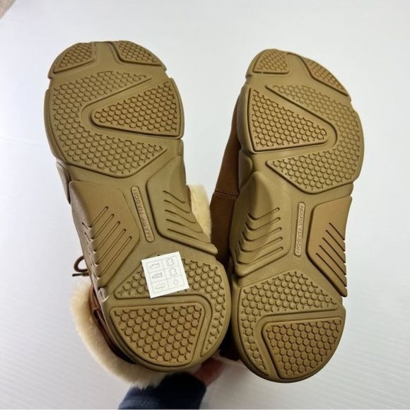 Mark Nason Boots women 6.5 Brown Block Chalet Sheep Shearling Memory Foam Winter - Picture 10 of 13